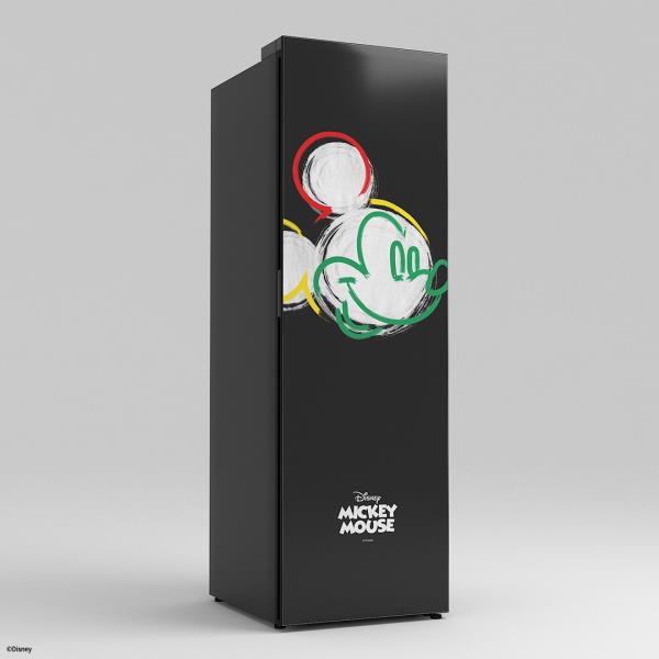 냉장고 [디즈니 X BEPOKE] 에디션 1도어 키친핏 (우힌지,우개폐) (미키마우스 블랙) 408L RR40C7995AP