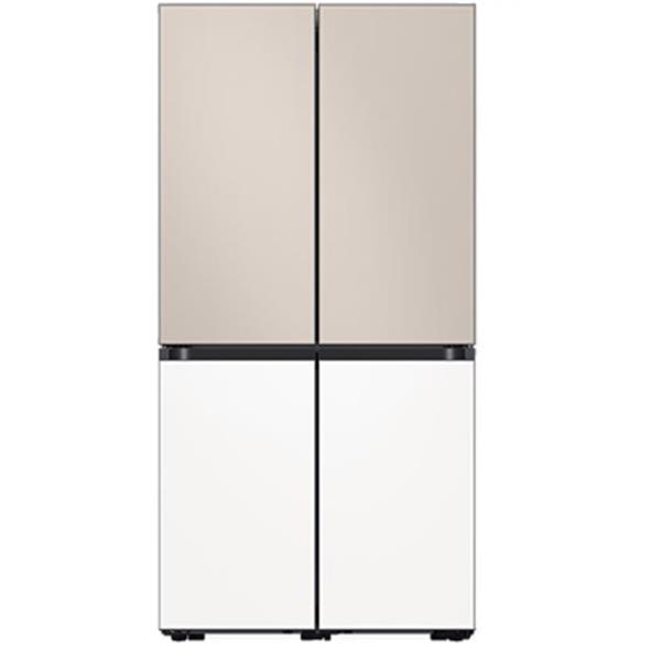 BESPOKE 냉장고 4도어 874 L (UV탈취) 1등급 에센셜 베이지+에센셜 화이트 RF85DB90F1APTW